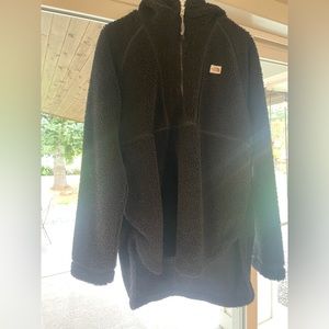 North Face Sherpa half zip.